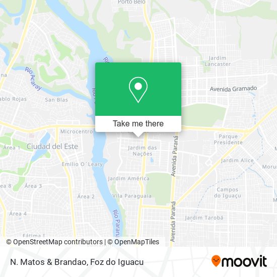 N. Matos & Brandao map