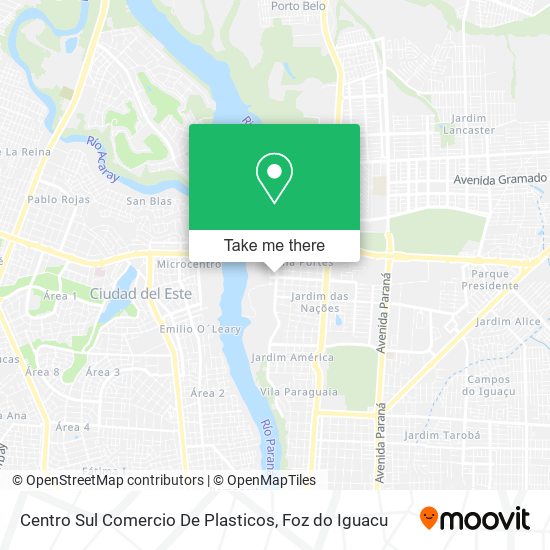 Centro Sul Comercio De Plasticos map