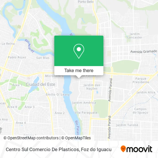 Centro Sul Comercio De Plasticos map