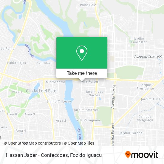 Hassan Jaber - Confeccoes map
