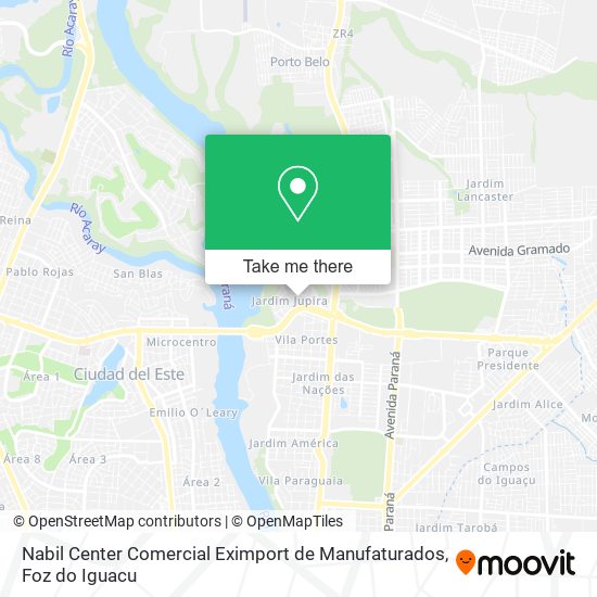 Nabil Center Comercial Eximport de Manufaturados map