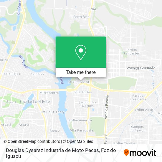 Douglas Dysarsz Industria de Moto Pecas map
