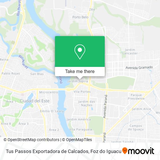 Tus Passos Exportadora de Calcados map