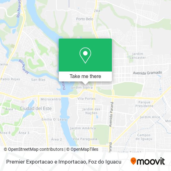 Mapa Premier Exportacao e Importacao