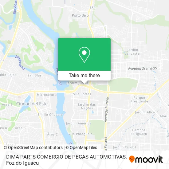 DIMA PARTS COMERCIO DE PECAS AUTOMOTIVAS map