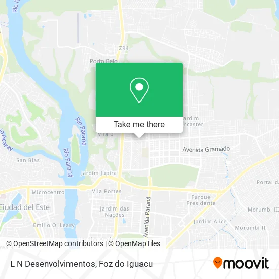 L N Desenvolvimentos map