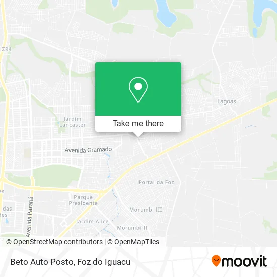 Beto Auto Posto map