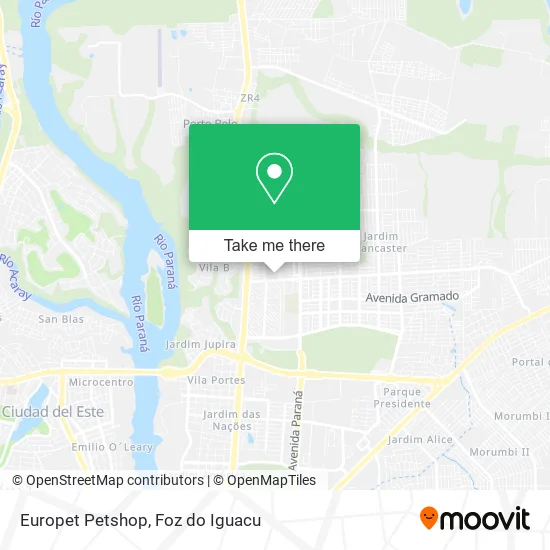 Europet Petshop map