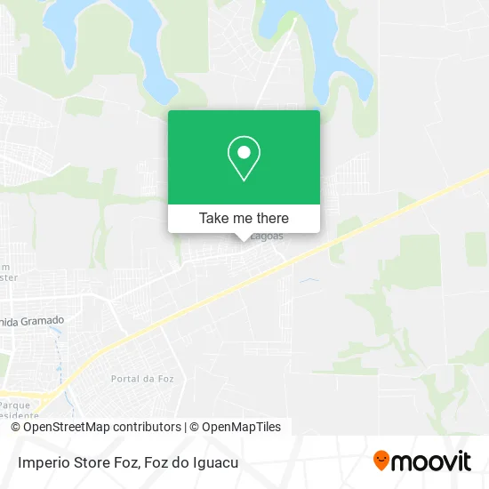 Imperio Store Foz map