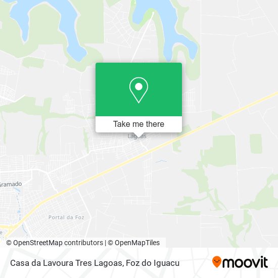 Casa da Lavoura Tres Lagoas map