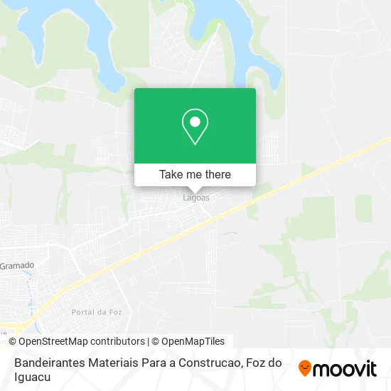 Bandeirantes Materiais Para a Construcao map