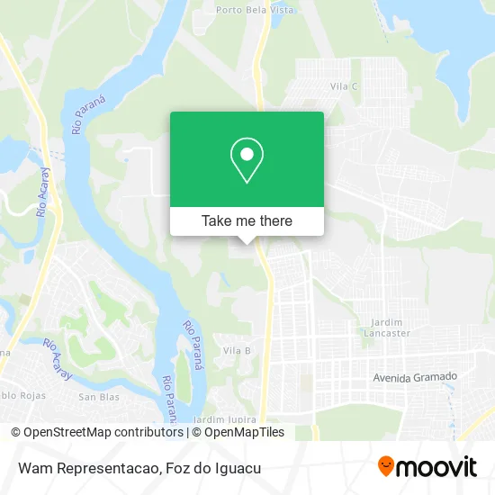 Wam Representacao map