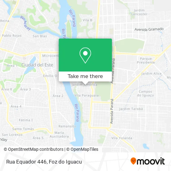 Rua Equador 446 map