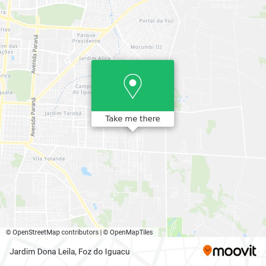 Jardim Dona Leila map