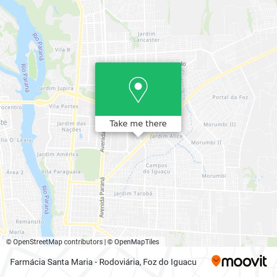 Farmácia Santa Maria - Rodoviária map