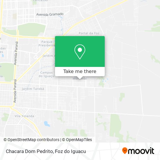 Chacara Dom Pedrito map
