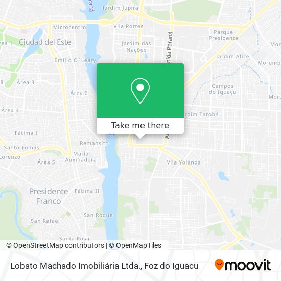 Lobato Machado Imobiliária Ltda. map
