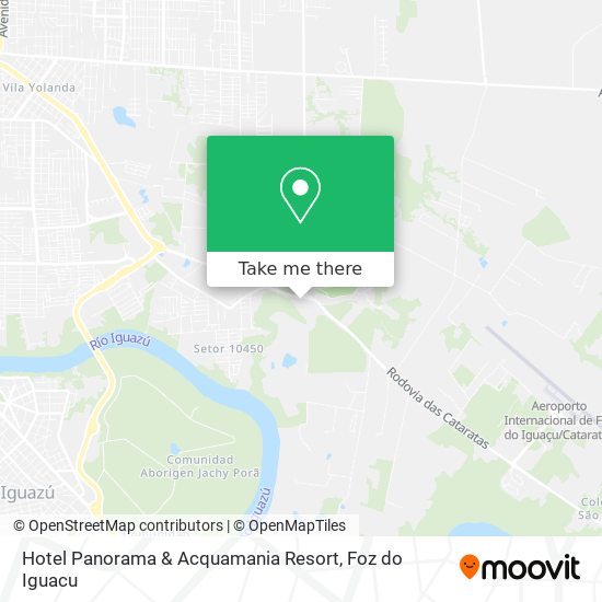 Hotel Panorama & Acquamania Resort map
