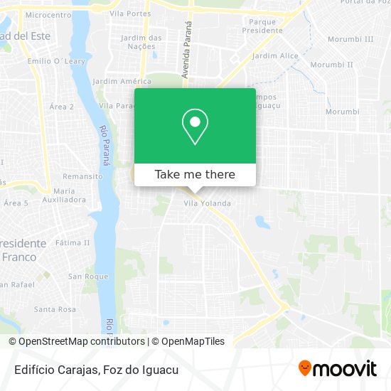 Edifício Carajas map