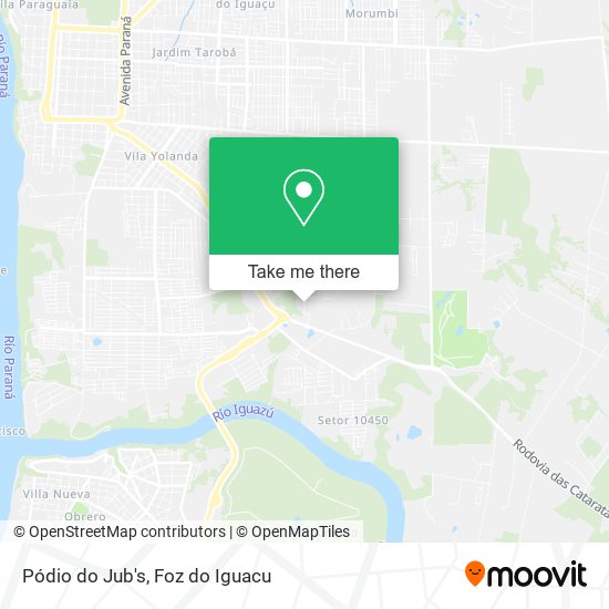 Pódio do Jub's map