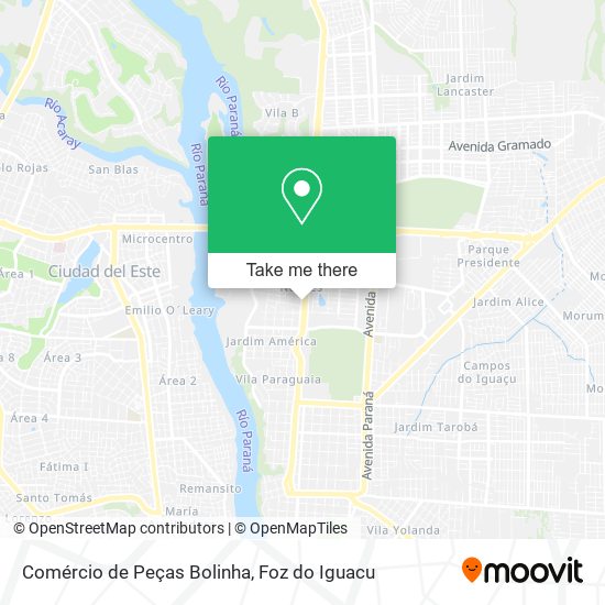 Comércio de Peças Bolinha map