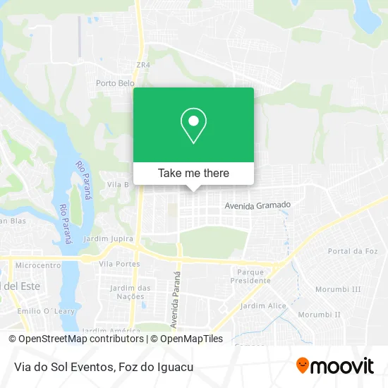 Via do Sol Eventos map