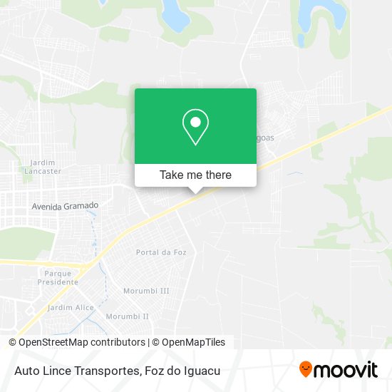 Mapa Auto Lince Transportes