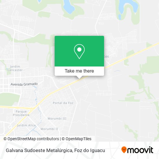 Galvana Sudoeste Metalúrgica map