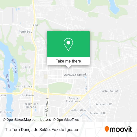 Tic Tum Dança de Salão map