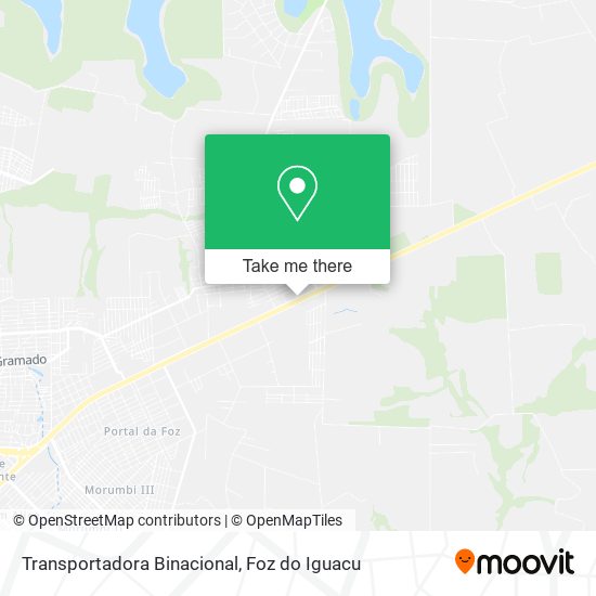 Mapa Transportadora Binacional