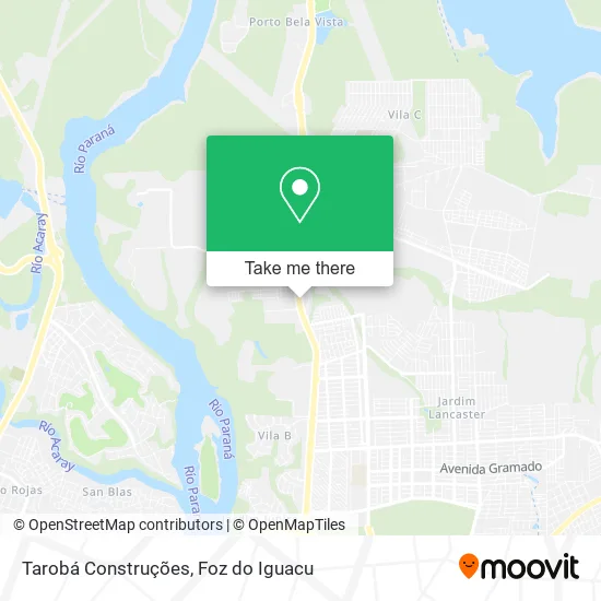 Tarobá Construções map