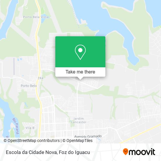 Mapa Escola da Cidade Nova