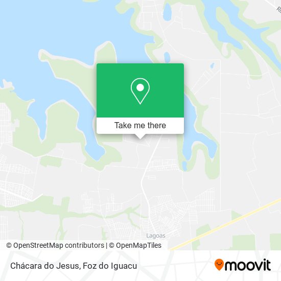 Chácara do Jesus map