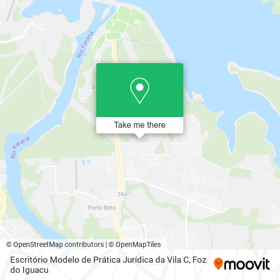 Escritório Modelo de Prática Jurídica da Vila C map