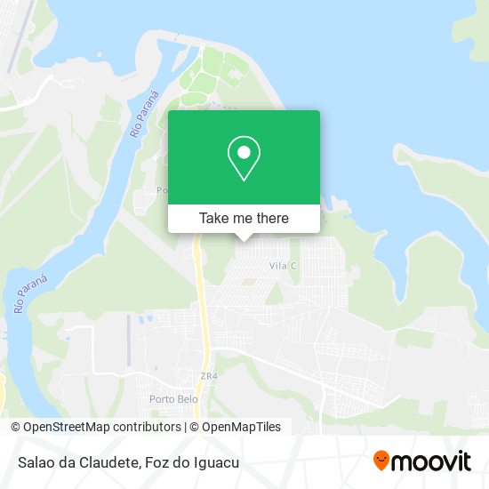 Salao da Claudete map