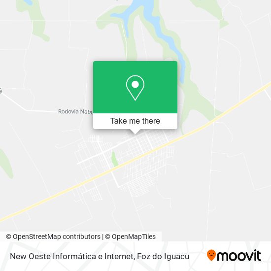 New Oeste Informática e Internet map