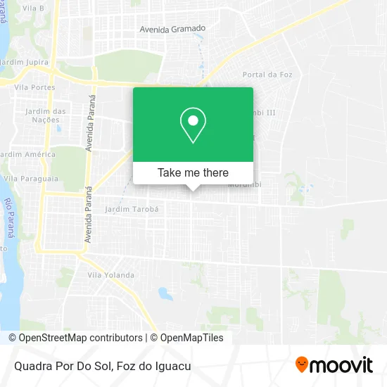 Quadra Por Do Sol map