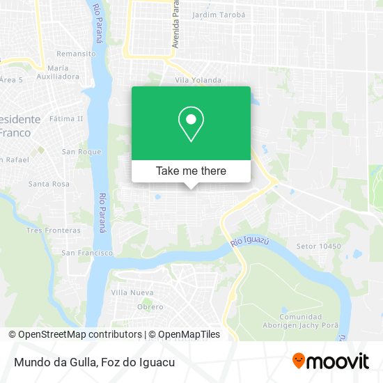 Mundo da Gulla map