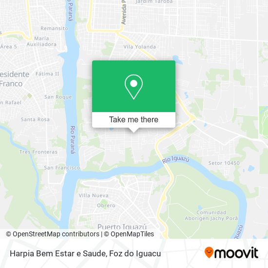 Harpia Bem Estar e Saude map