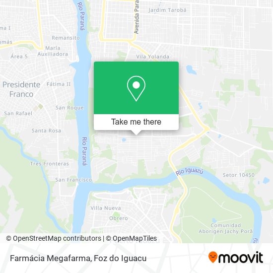 Farmácia Megafarma map