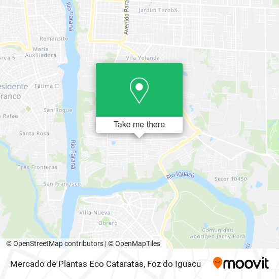 Mercado de Plantas Eco Cataratas map