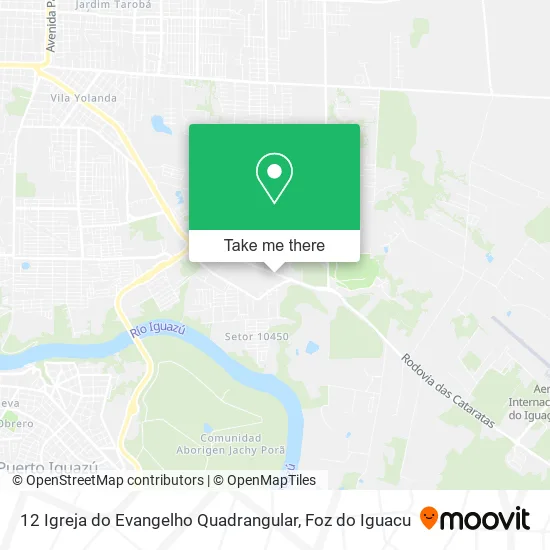 12 Igreja do Evangelho Quadrangular map