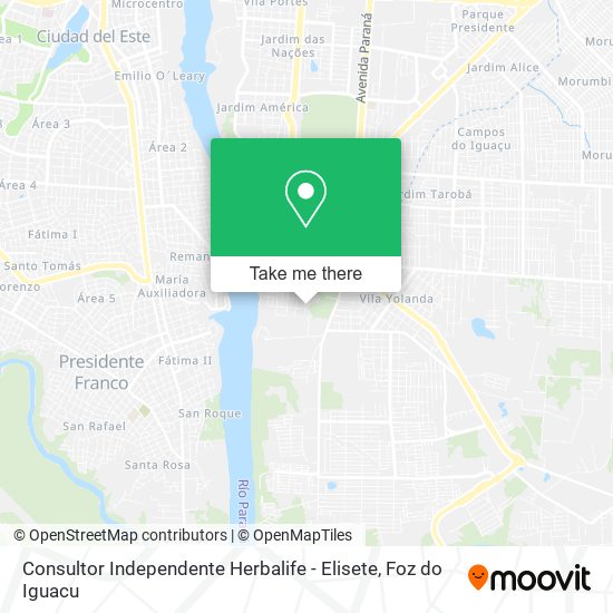 Consultor Independente Herbalife - Elisete map