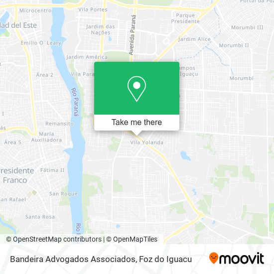 Bandeira Advogados Associados map