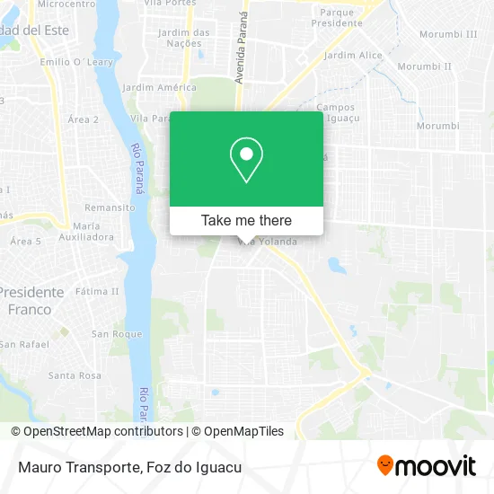 Mauro Transporte map