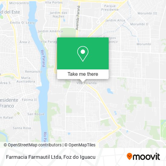 Mapa Farmacia Farmautil Ltda