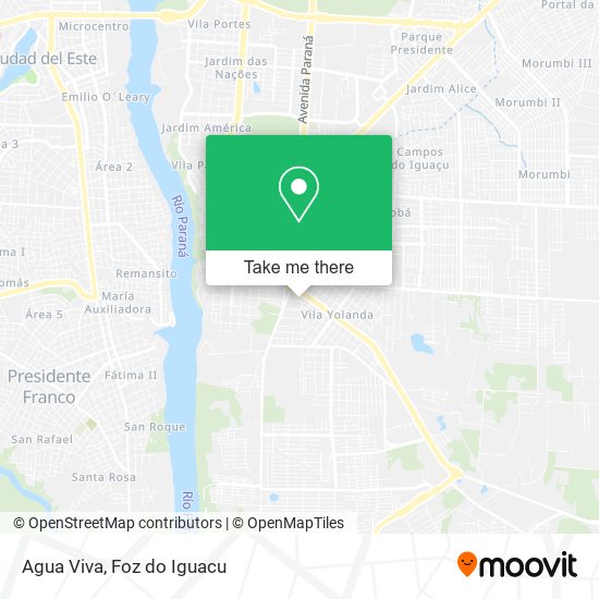 Agua Viva map