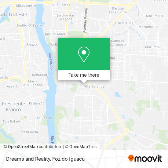 Dreams and Reality map