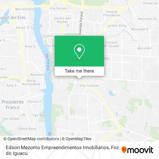 Edson Mezomo Empreendimentos Imobiliários map