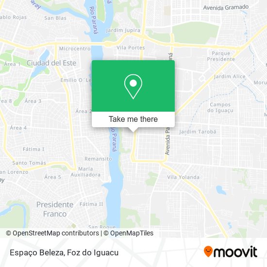 Espaço Beleza map
